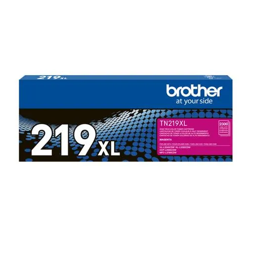Cartucho de Tóner Original Brother TN219XL Magenta Alto Rendimiento 2.300 Páginas 2
