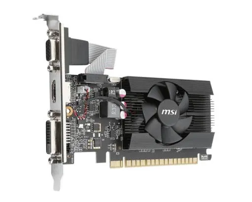 Tarjeta de Video MSI Nvidia® GeForce® GT 710 2GD3, 2GB DDR3, 64-bit, PCI-e 2.0 3