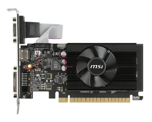 Tarjeta de Video MSI Nvidia® GeForce® GT 710 2GD3, 2GB DDR3, 64-bit, PCI-e 2.0 4