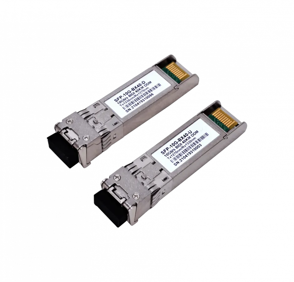 SFP FIBRA SFP+10G SM 40km DDM(WDM) inc-2-unids 1270/1330nm Modulos 1-LC 2