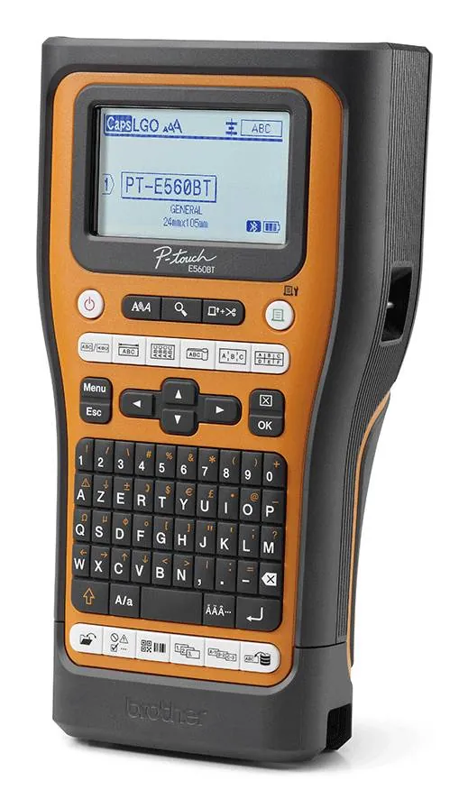 Rotuladora Industrial Portátil con Bluetooth y Maletín, Brother PT-E560BTVP 5