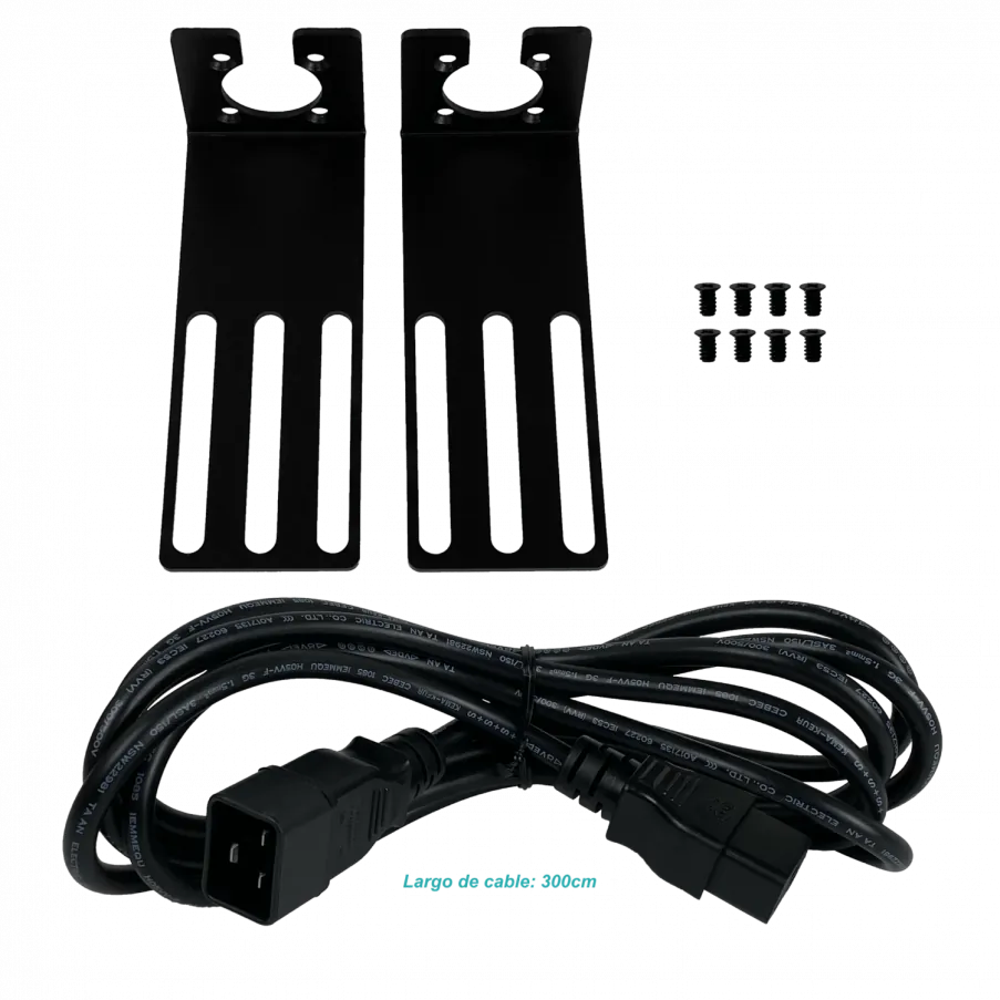 PDU 2-C13 1-C20 1-LAN Rack PD-IEC021601-SM 4