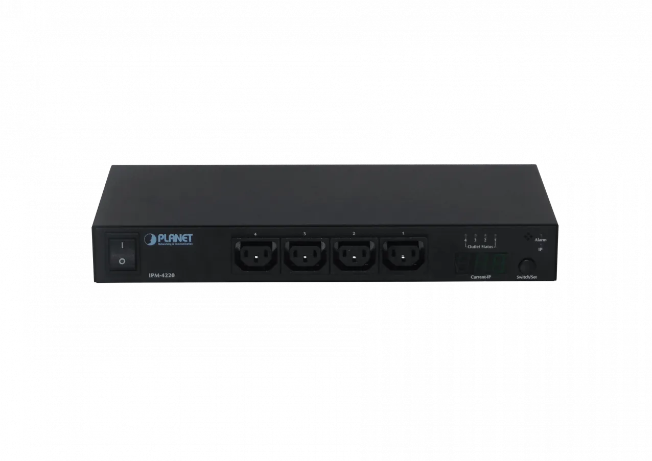 PDU PLANET  1-inC20 4-outC13 1-LAN-control-IP mide-Amp noRack USB 2-COM 2