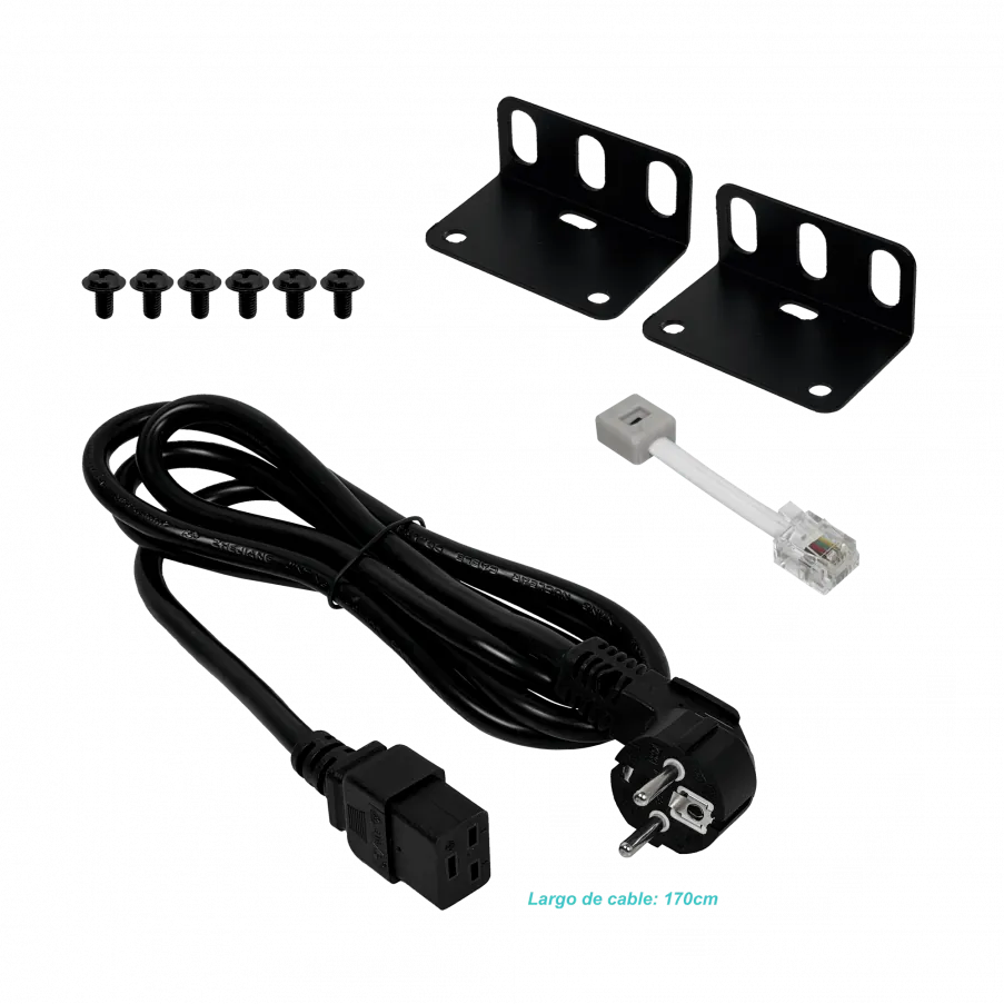PDU PLANET  1-in-C20 8-out-C13 1-LAN-control-IP Temp/Humed/Amp 2-COM 3