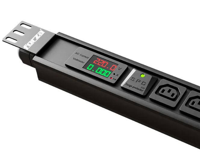 PDU Forza FPD-3012M0U Meter 220V L-6-30P 1PH 6-C19 24-C13 0U 5