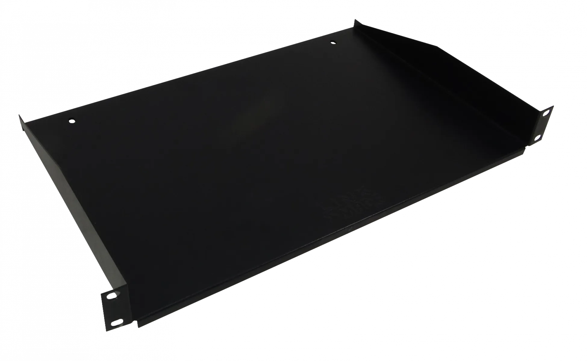 Bandeja Lisa 1U 30cm-Fondo  Negra p/Rack req-Tornillos 2