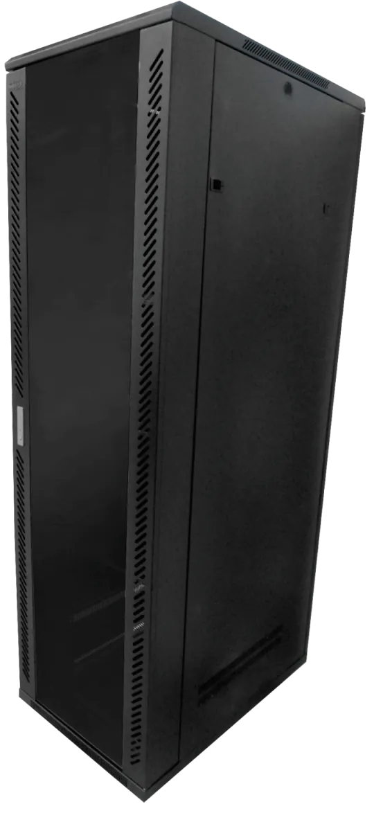 Rack Vidrio 42U 900mm 90cm-Fondo Rack Ventiladores-PDU-Bandejas 2