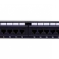 Patch Panel 24-RJ45 CAT6 UTP 1U CERTIFIC UL - Miniatura 4