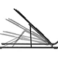 Soporte para ordenador portátil - collapsible, aluminum - escritorio - hasta 16