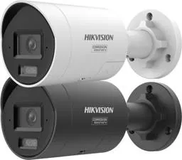 Camara IP Mini Bullet Hikvision DS-2CD2047G3-LI2UY/SRB 4MP ColorVu Lite con Luz Hibrida PoE 2