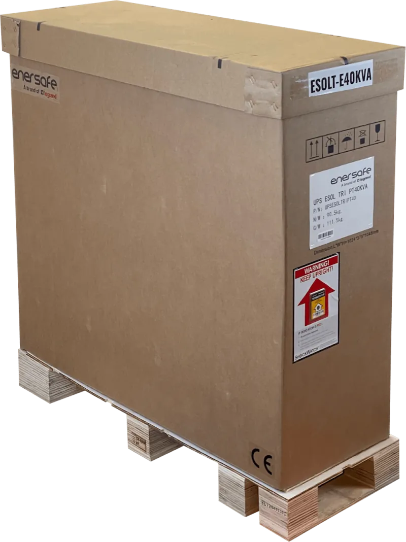 UPS Trifasica 40KVA 36kW 0ms 60x9AH Expand-192VDC UPS Torre Enersafe 10