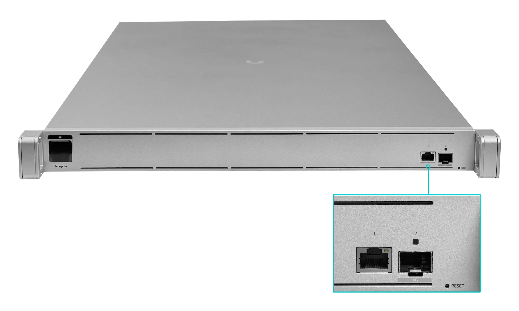 Controlador Gestión Masiva, 10G SFP+, Redundancia, UniFi Cloud Key Enterprise, 1x10G SFP+, 1xGbE RJ45 6