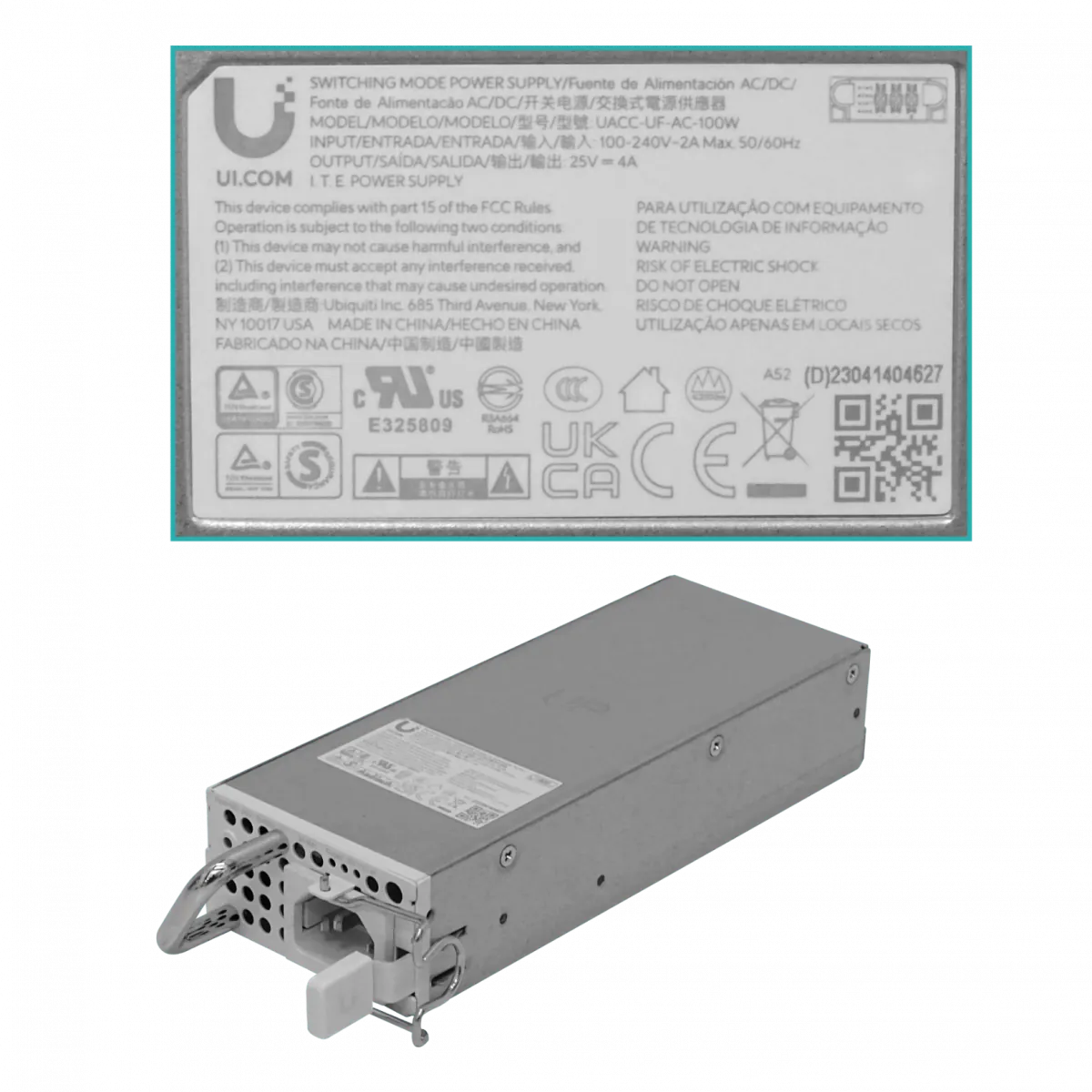 OLT UBIQUITI OLT 8-GPON+10G 4-SFP28-25G Console-RJ45 MGMT-IP FTTHx2048 3