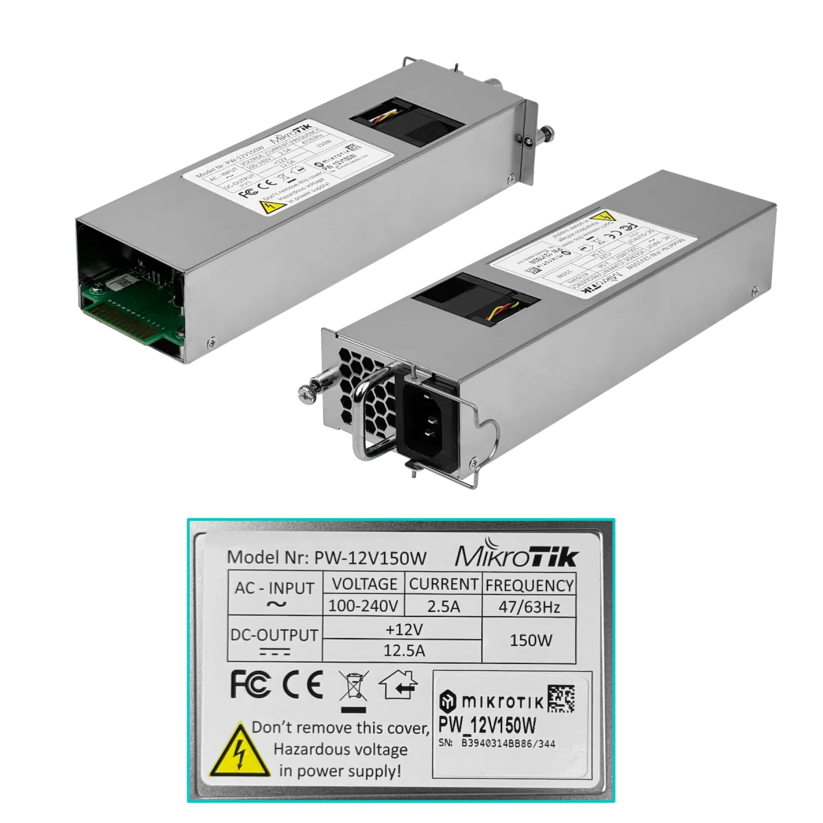 Switch MikroTik CRS520-4XS-16XQ-RM, 16 Puertos QSFP28 100G, 4-SFP28 25G, Rackmount 4