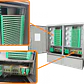 Rack FIBRA 108-ODF inc-1152-SC/APC 62x148x154cm 4-Puerta Exterior-Piso IP65 - Miniatura 4