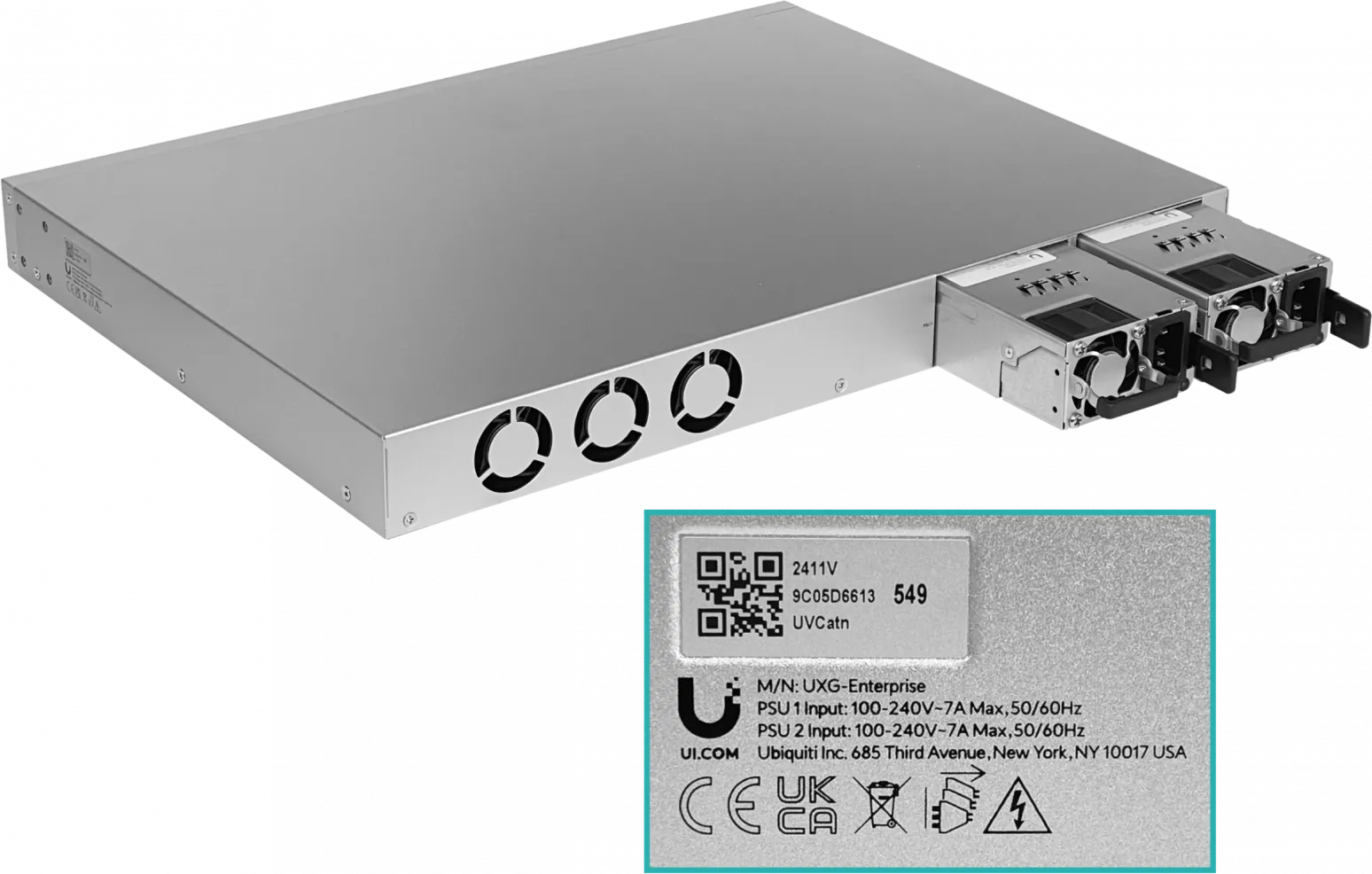 Gateway Ubiquiti UniFi UXG-Enterprise alto rendimiento con seguridad avanzada SD-WAN 4