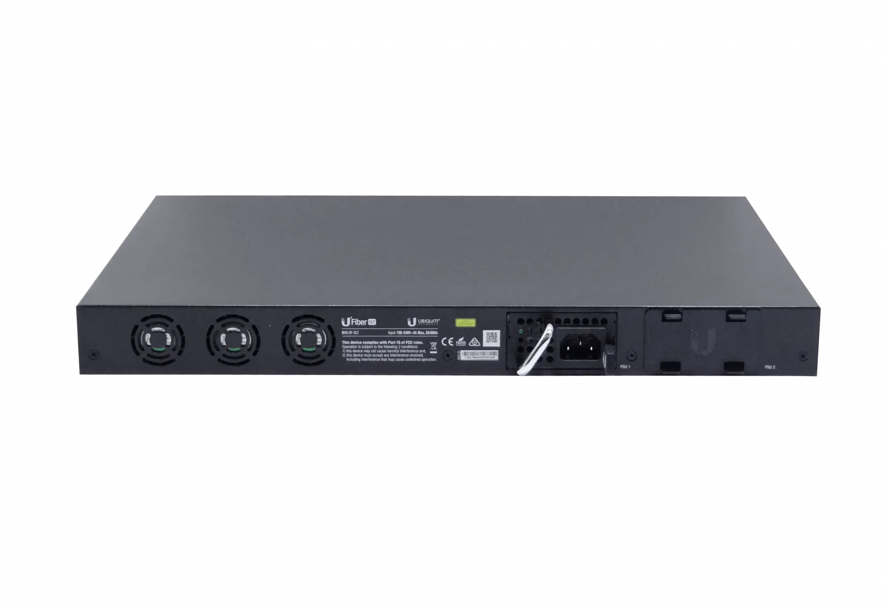 OLT GPON con 8 Puertos GPON, 2 SFP+ 10Gbps, Gestión IP, para Red FTTH, Ubiquiti UF-OLT 3