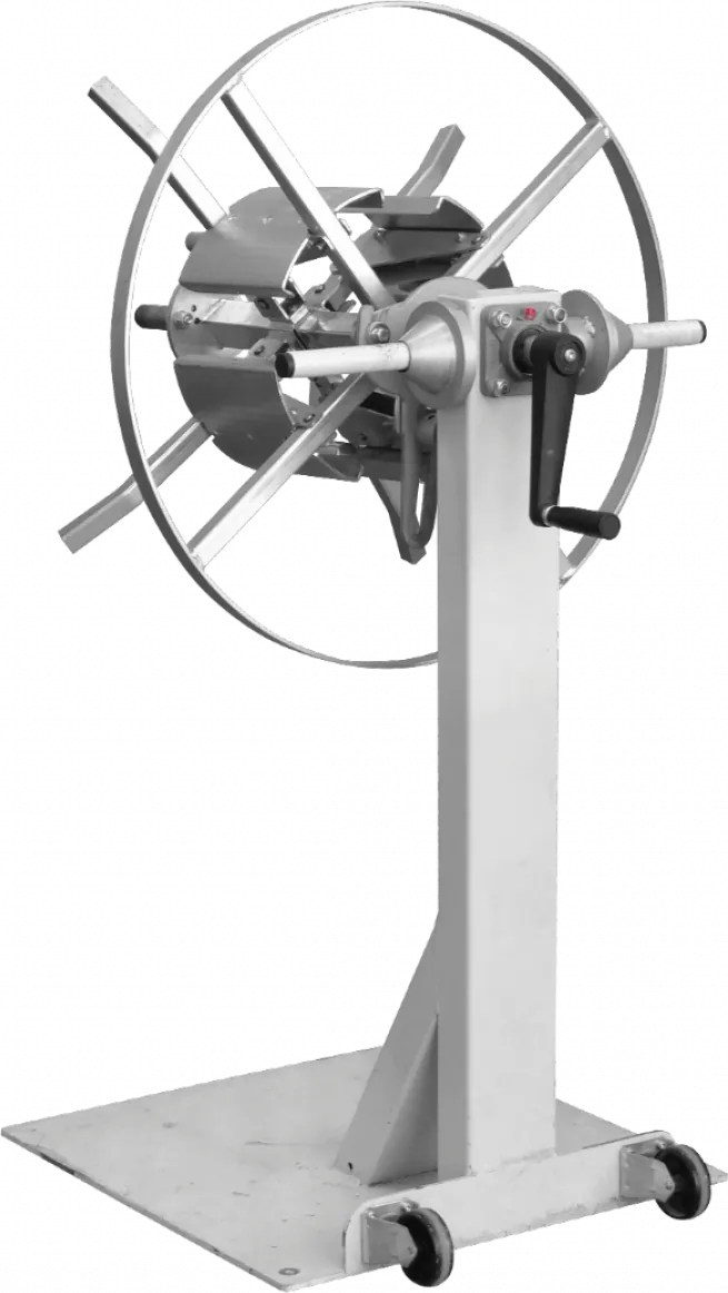 Porta Carrete Max-150kg p/Cable Fibra Optica 1300x700x800mm 2