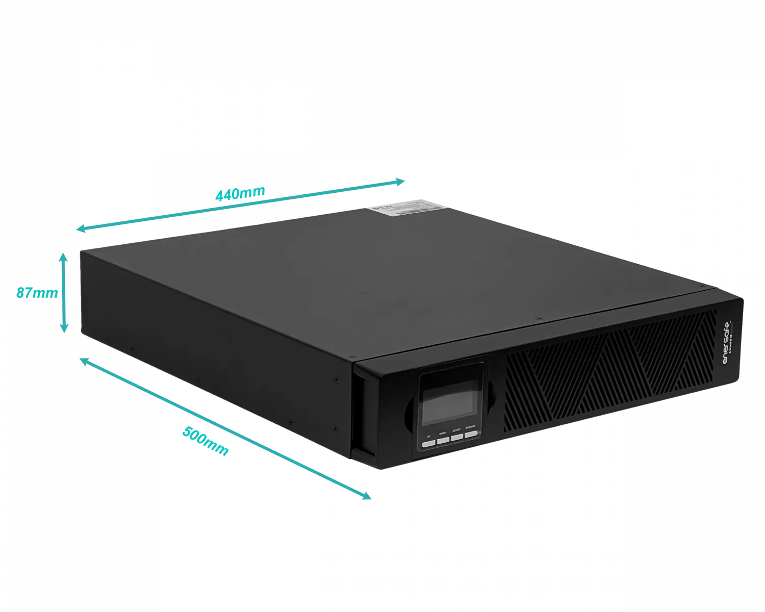 UPS Enersafe ESOL RTH-L 2KVA – Batería Ion Litio, 2000W, Rack/Torre, Online (Doble Conversión) 2