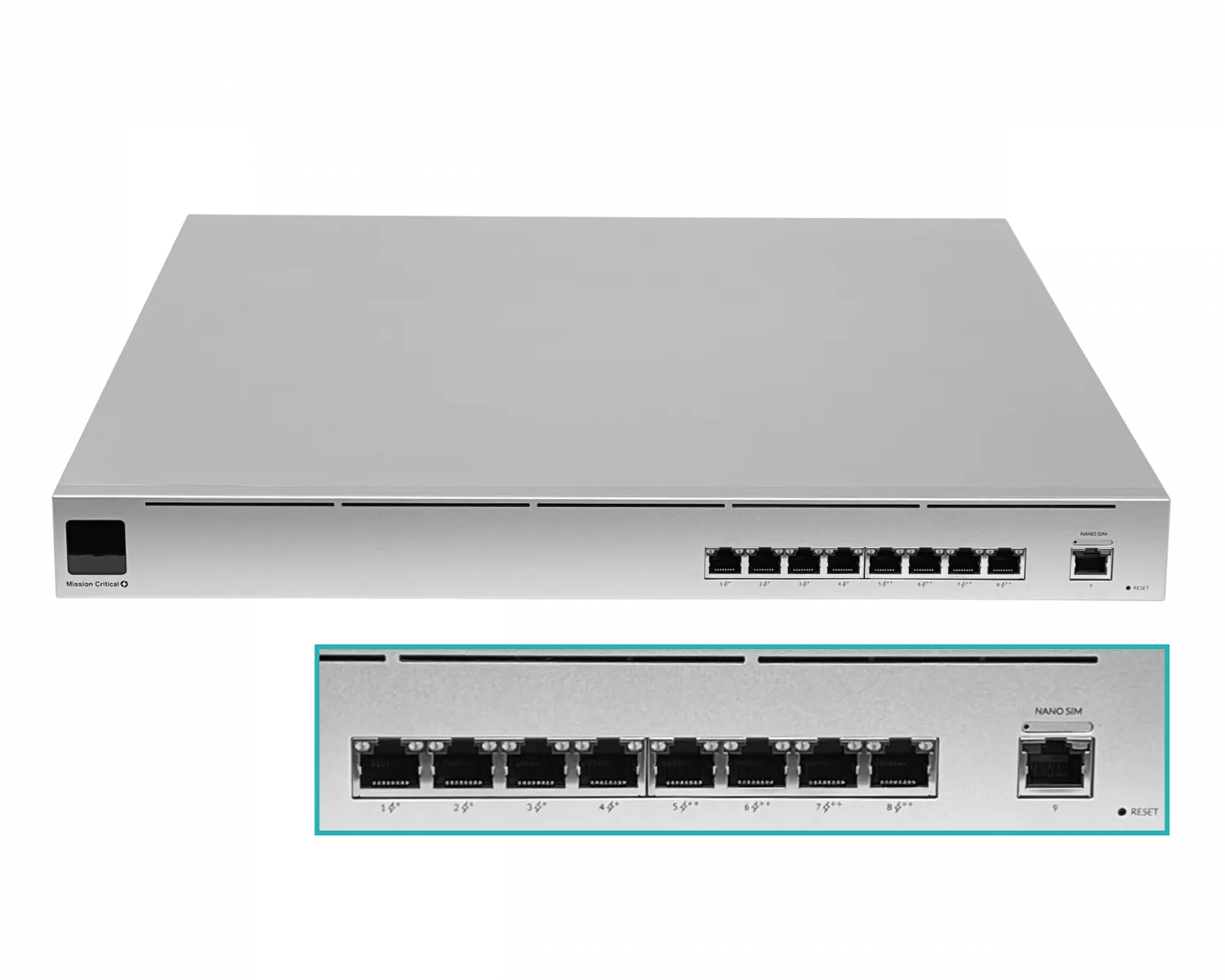 Switch UPS Ubiquiti USW-Mission-Critical 4x PoE++ 4x PoE+ 230V 368Wh 3
