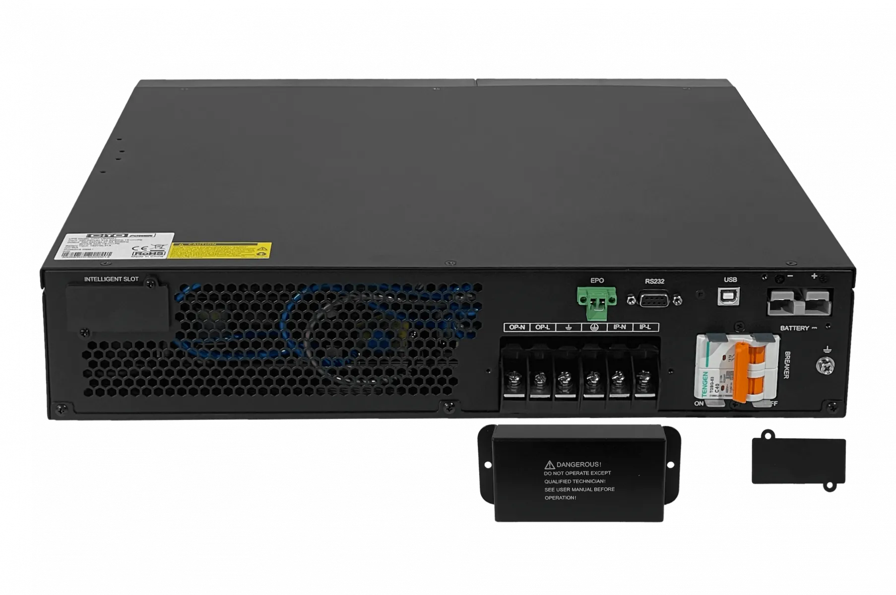 UPS CITO CPO-V10KRT Online 10kVA 4U, 0ms, Incluye 20 Baterías, Protección Crítica 5