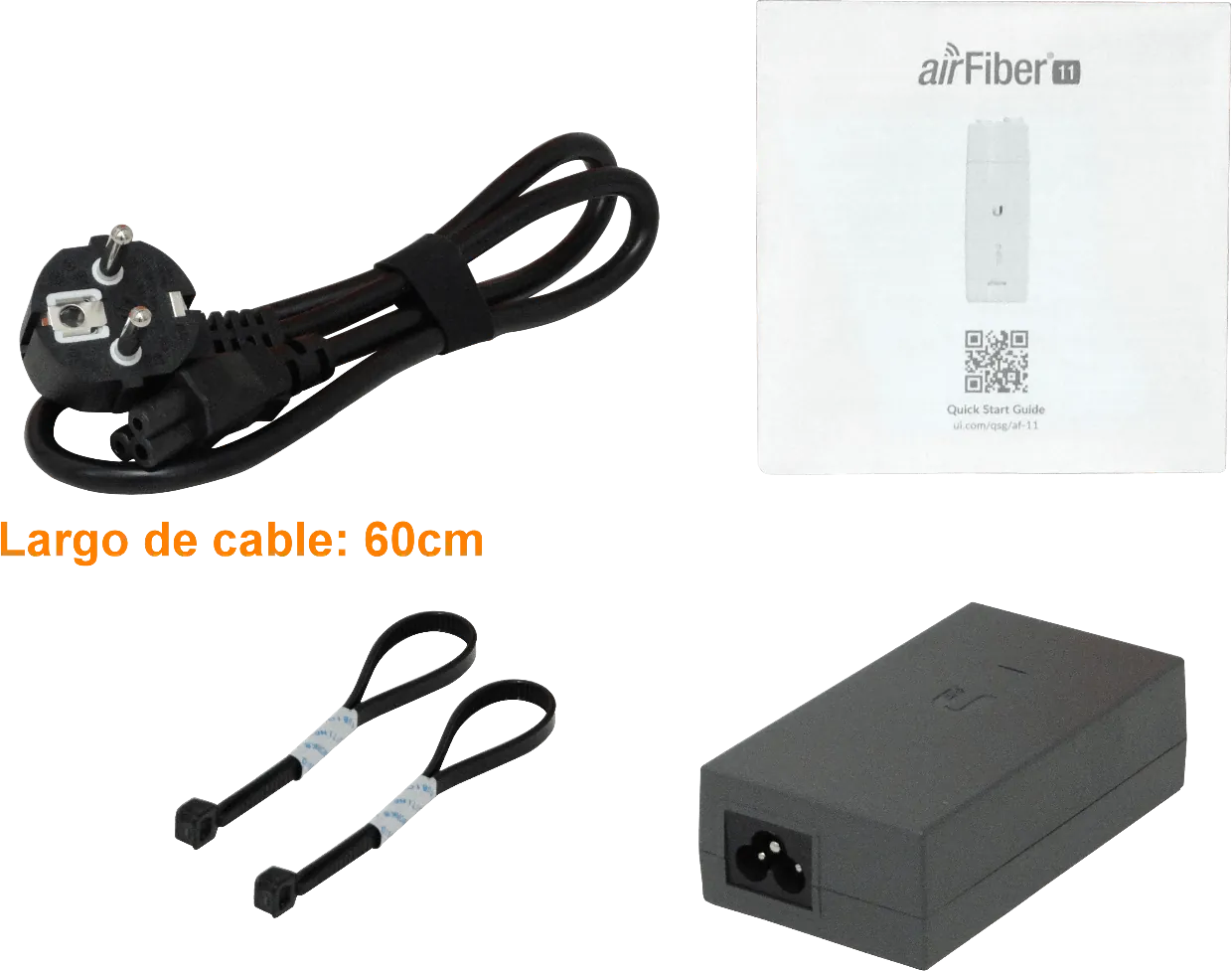 Radio Ubiquiti airFiber AF-11 - Enlace Punto a Punto de Alta Capacidad 11 GHz 6