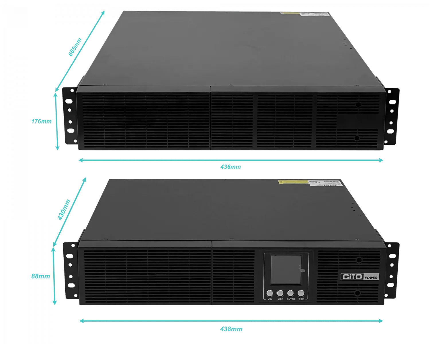 UPS CITO CPO-V6KRT Online 6kVA 5.4kW, 0ms, Incluye 16 Baterías, Instalación Rápida 3