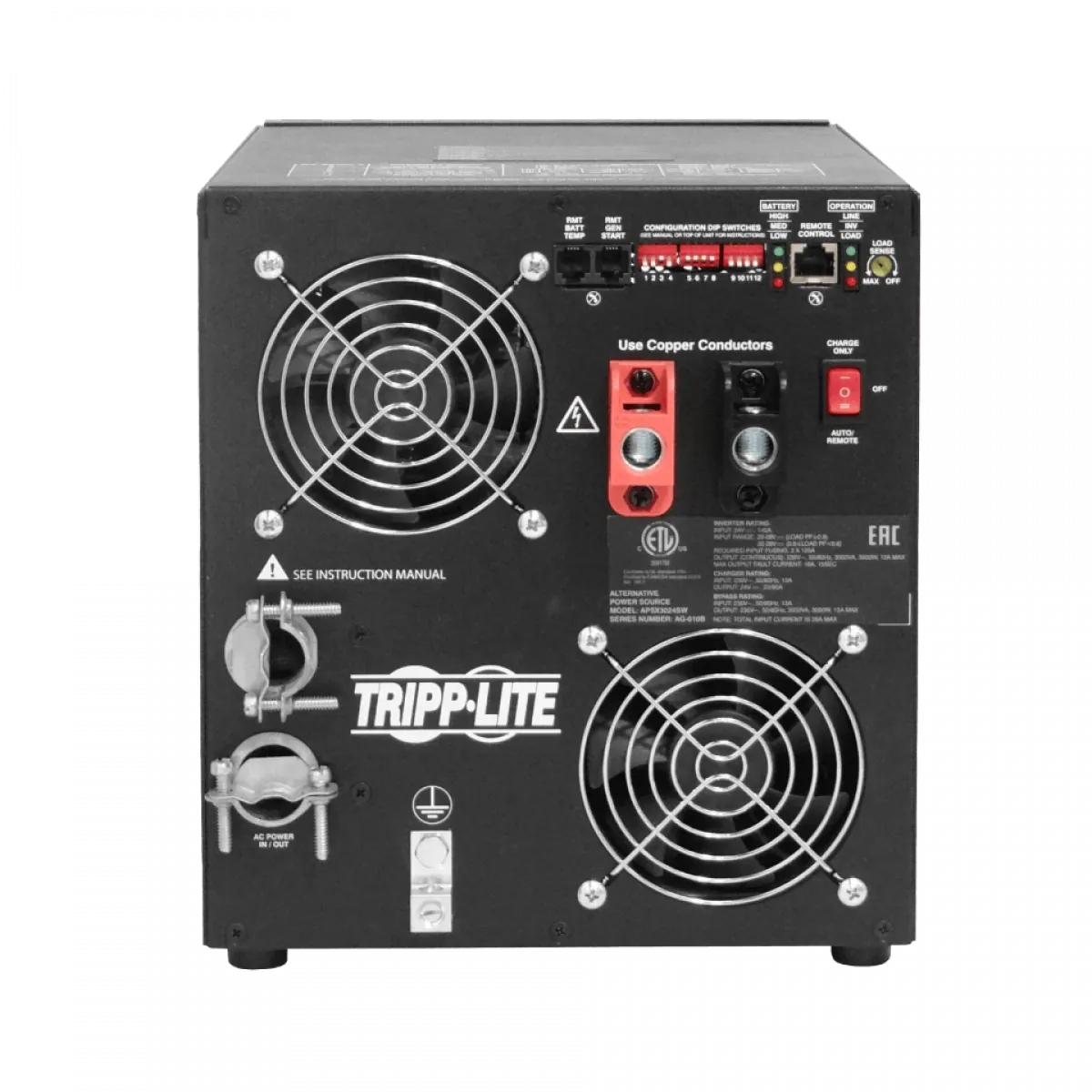 Inversor 3000W/6000W 24VDC AVR UPS-req-baterias Onda-Sinusoidal APSX3024SW 4