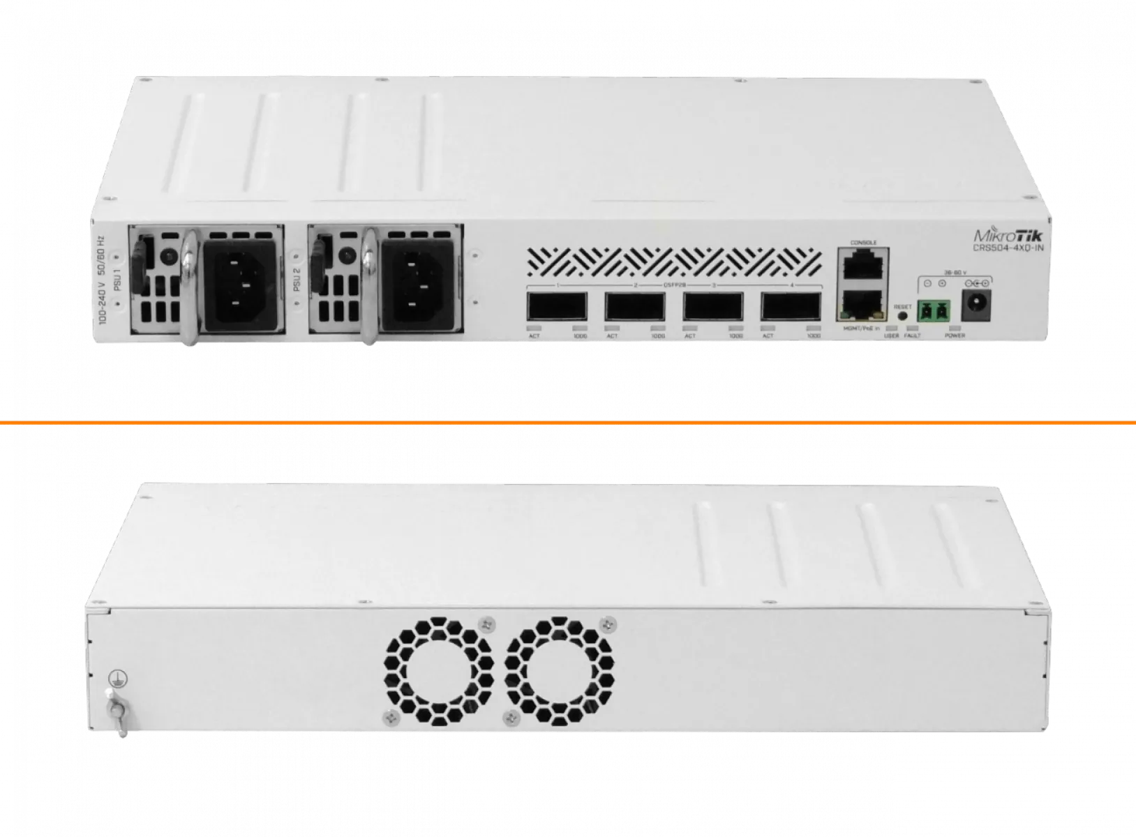 Switch MikroTik CRS504-4XQ-IN - 4 QSFP28 100G, Compacto y Eficiente 2