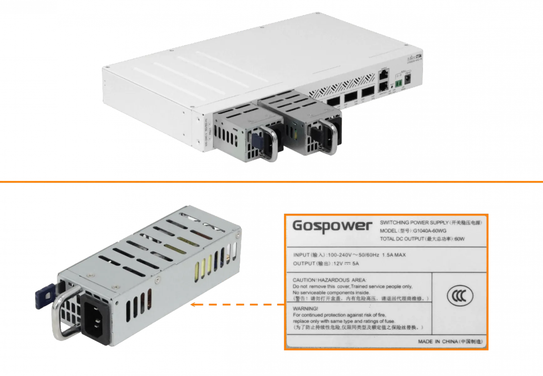 Switch MikroTik CRS504-4XQ-IN - 4 QSFP28 100G, Compacto y Eficiente 3