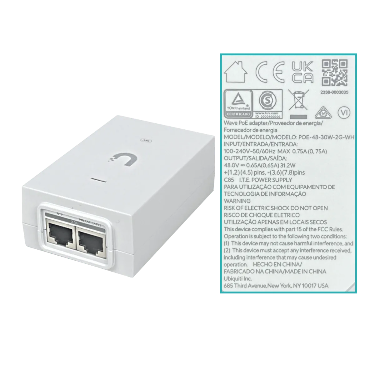 Enlace Inalámbrico de Alta Capacidad en Banda 60 GHz con Respaldo 5 GHz Ubiquiti Wave Pro (Wave-Pro) 7
