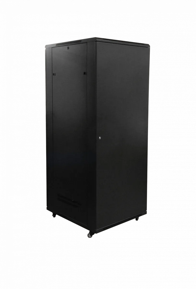 Gabinete LINKMADE RK42-9P8L 42U 800mm Ancho 900mm Fondo Negro 2 Organizadores 4