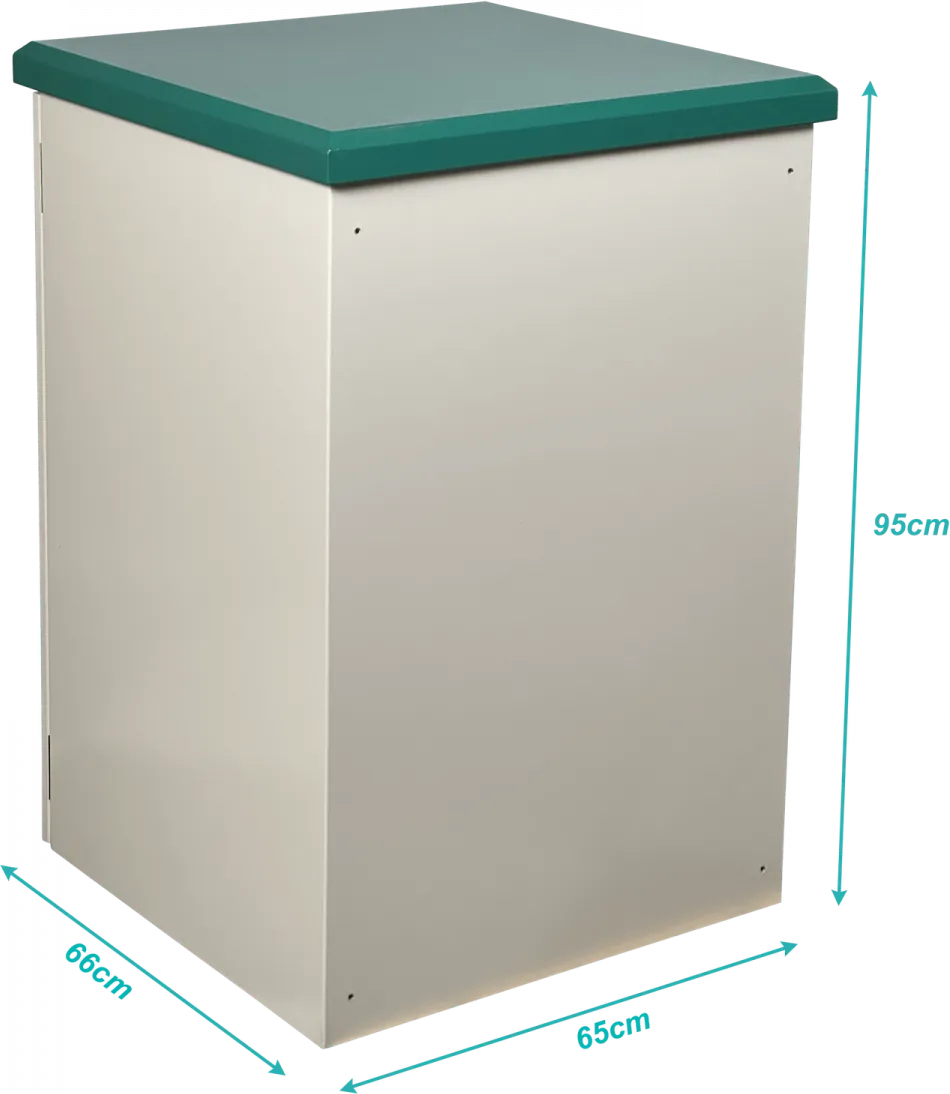 Rack Exterior LINKMADE RK17-6LE 17U 60cm Fondo IP65 Ventilacion PDU Muro Poste 2