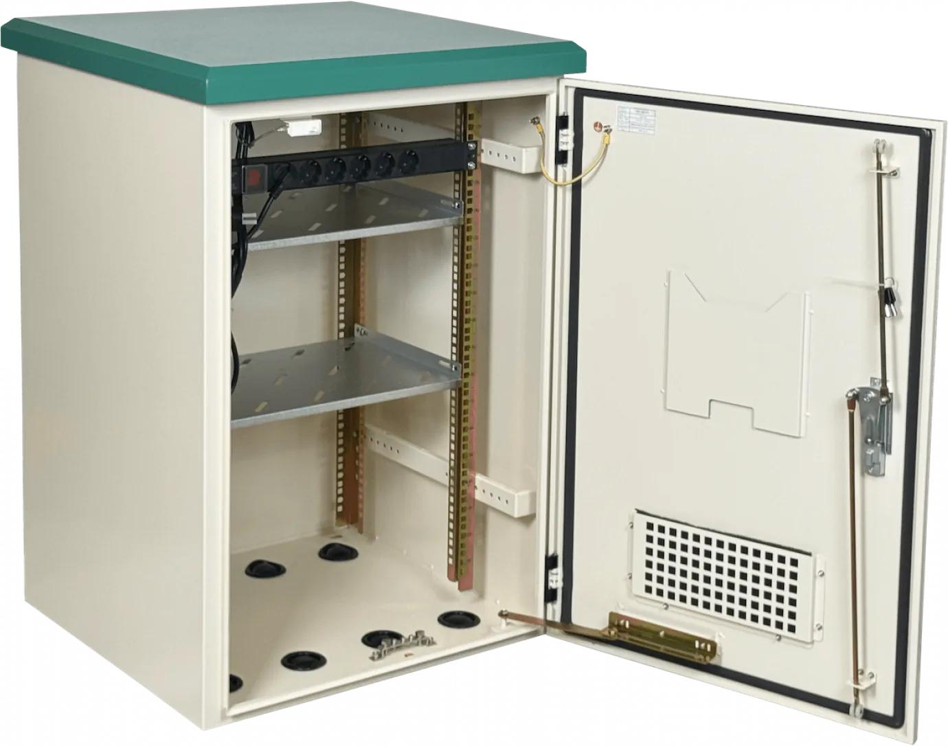 Rack Exterior LINKMADE RK17-6LE 17U 60cm Fondo IP65 Ventilacion PDU Muro Poste 3