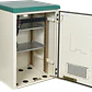 Rack Exterior LINKMADE RK17-6LE 17U 60cm Fondo IP65 Ventilacion PDU Muro Poste - Miniatura 3