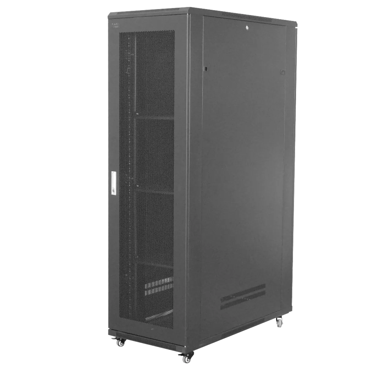 Gabinete Rack LINKMADE RK42-12PL 42U 1200mm Microperforado con Turbina y Bandejas 3