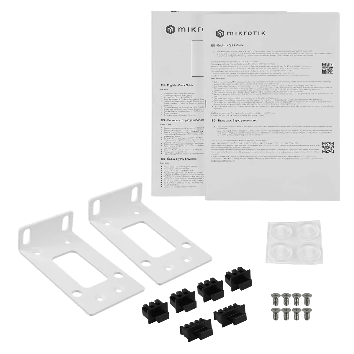 Switch MikroTik CRS326-4C+20G+2Q+RM, 20 Puertos 2.5G, 4-SFP+ 10G, 2-QSFP+40G, 220VAC 4