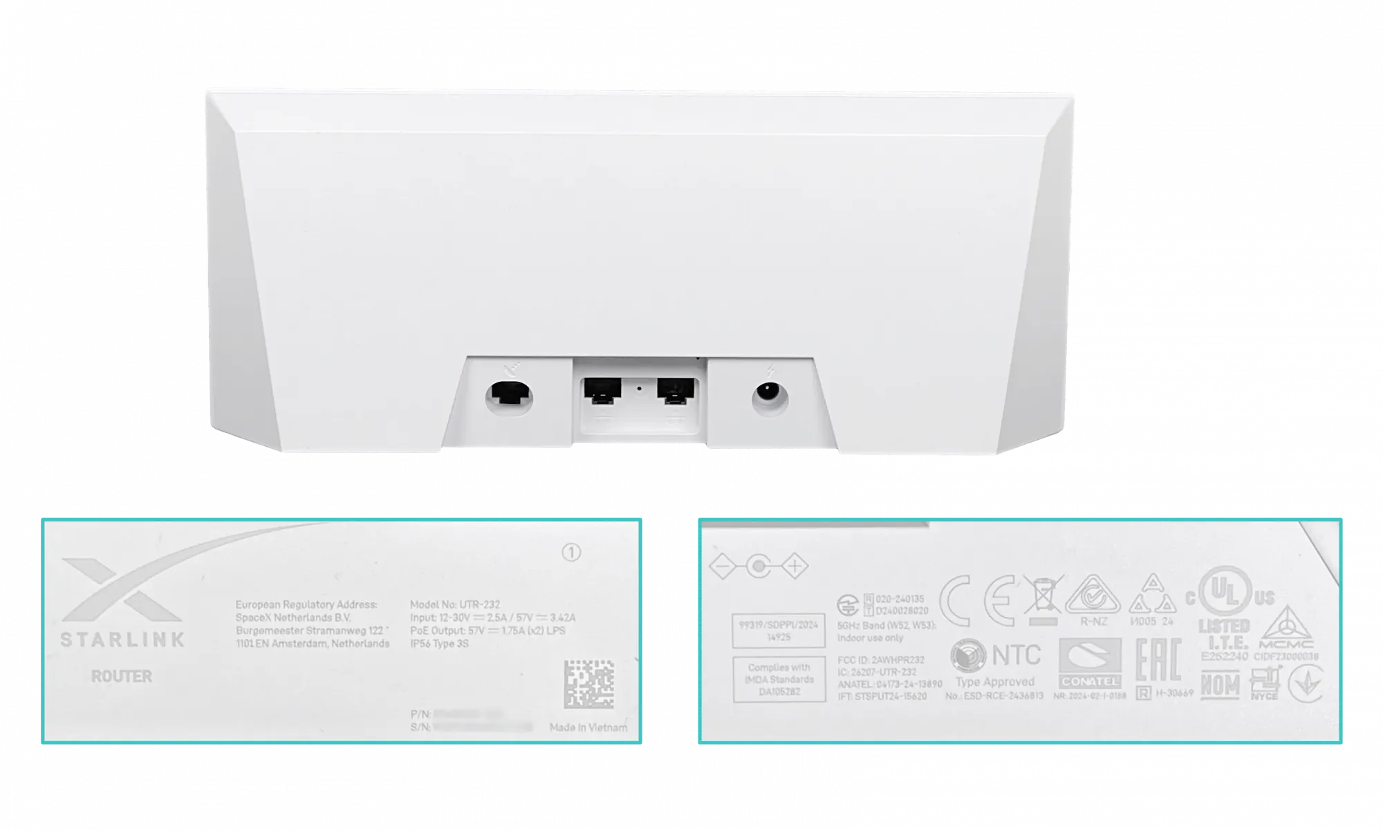 Antena Starlink Kit Standard V4 Antena Satelital Router Wifi6 3-1000 inc-57V 11