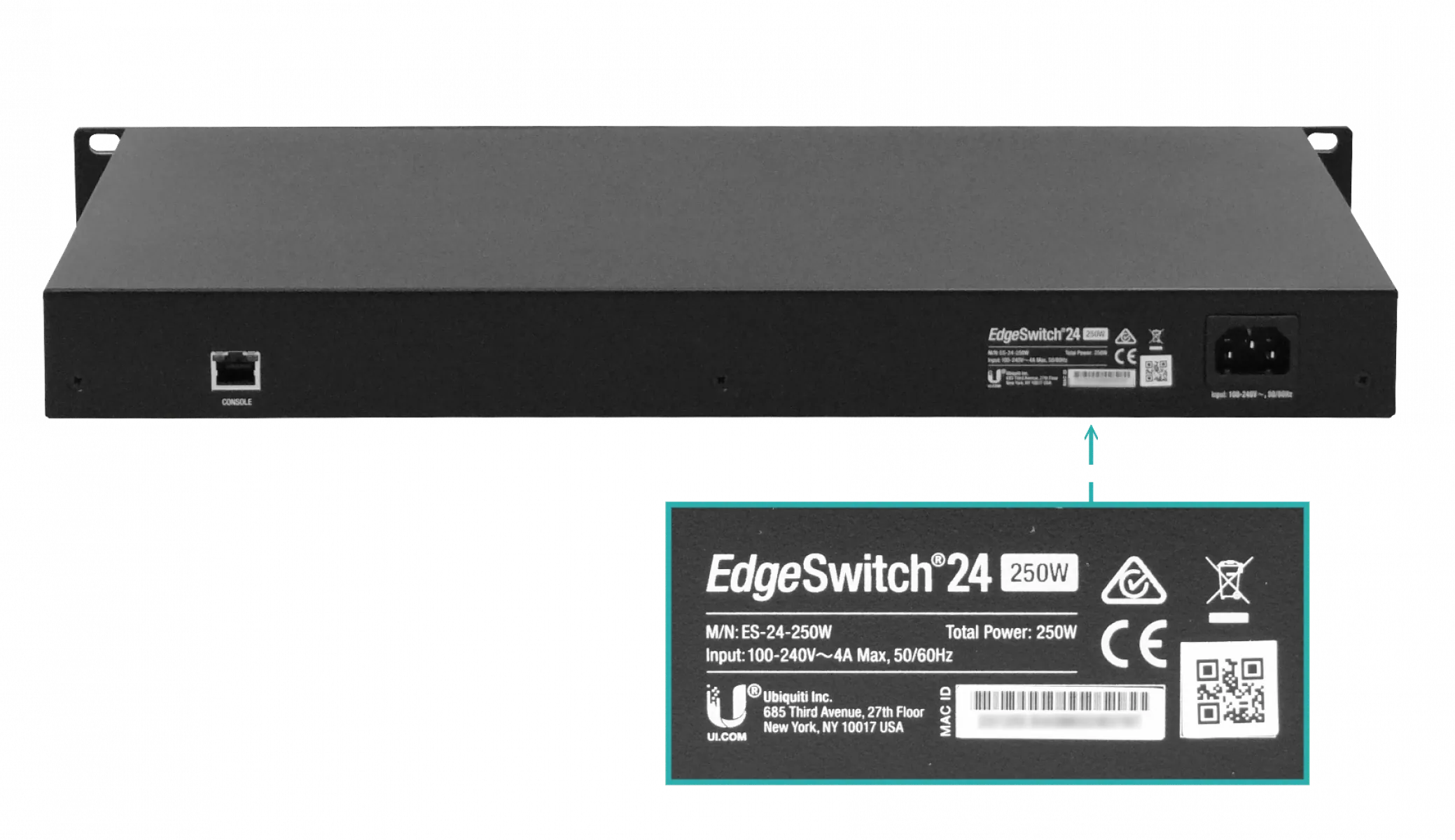 Switch Gestionado Ubiquiti con 24 Puertos Gigabit y Soporte PoE, Ubiquiti EdgeSwitch 24 PoE (250W) 4
