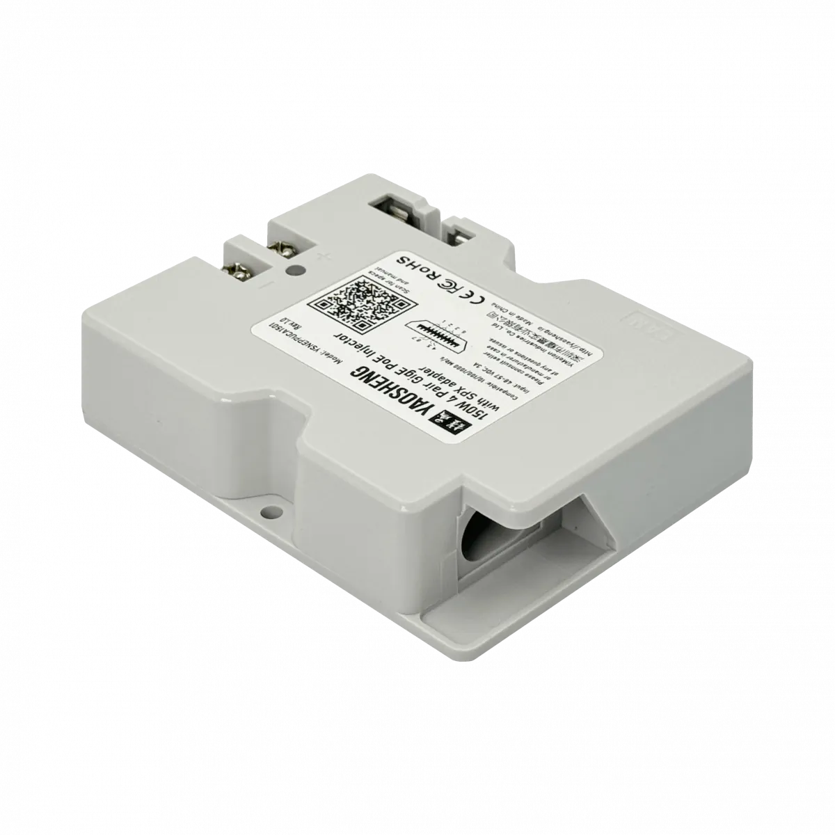 Adaptador Starlink 150W 48VDC, Modelo 1-1000, Inyector PoE sin Cable 4