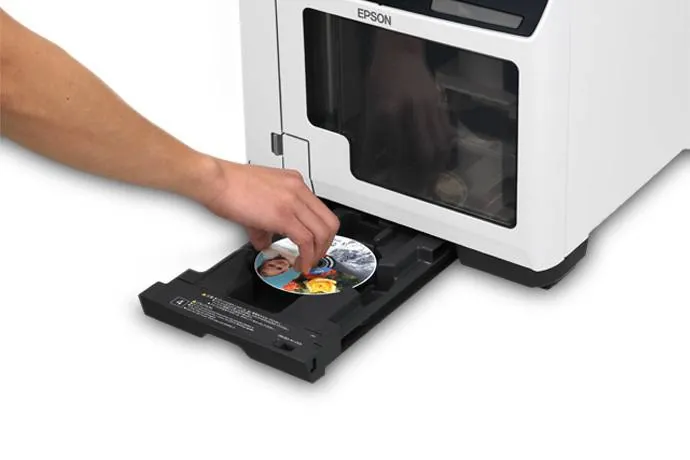 Impresora Tinta Color Epson Disc Producer PP-100III CD/DVD/Blu-ray, MicroPiezo, USB 2.0 2