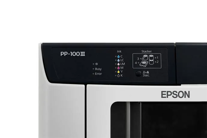 Impresora Tinta Color Epson Disc Producer PP-100III CD/DVD/Blu-ray, MicroPiezo, USB 2.0 4