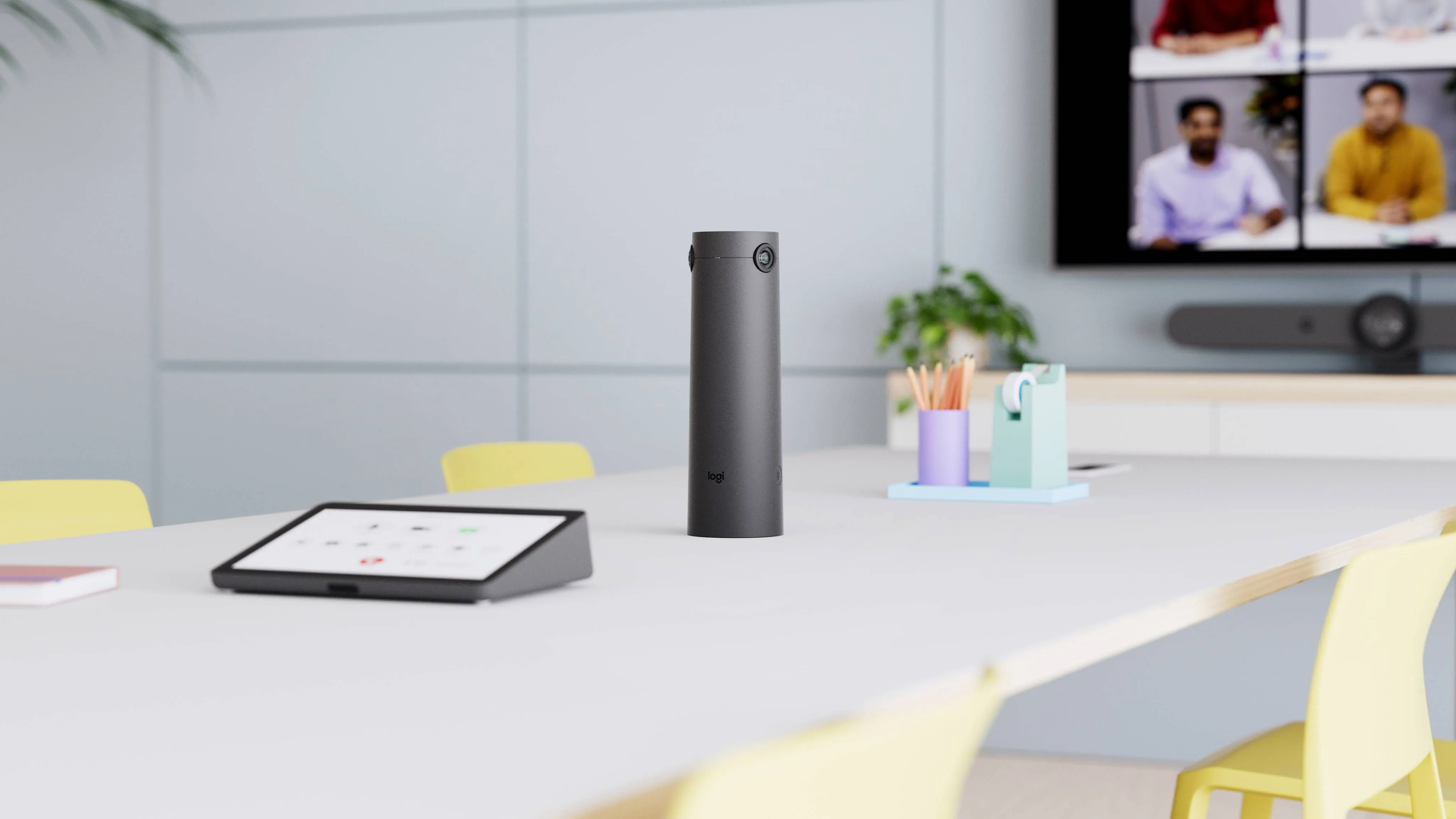 Cámara de Conferencias Logitech Sight, 4K, 7 microfonos, cámara de doble lente, Logitech Collab OS 14