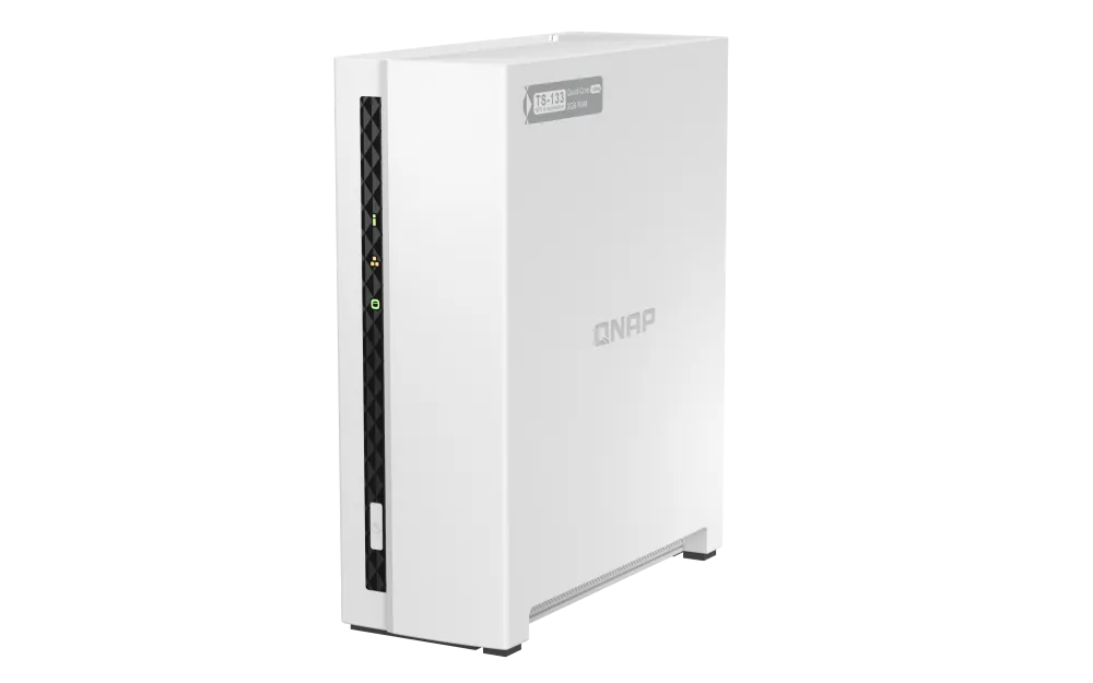 NAS QNAP TS-133-US de 1 bahía, ARM Cortex-A55 Quad-core, 2GB DDR4 RAM, (sin disco) 5