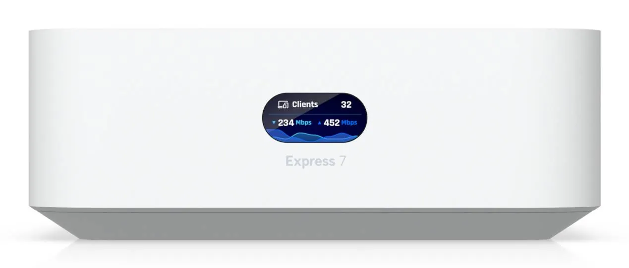Router UniFi Ubiquiti UX7 WiFi7 2.4/5/6GHz 11Gbps 1x10G 1x2.5G Cloud inc 5V 4