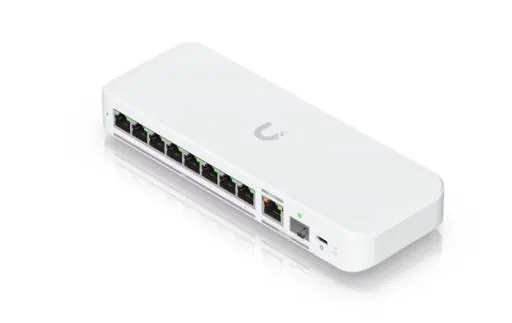 Switch Gestionado Ubiquiti USW Flex 2 5G 8 Puertos 2 5GbE con Uplink 10GbE Combo Compacto 3