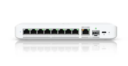 Switch Gestionado Ubiquiti USW Flex 2 5G 8 Puertos 2 5GbE con Uplink 10GbE Combo Compacto 5