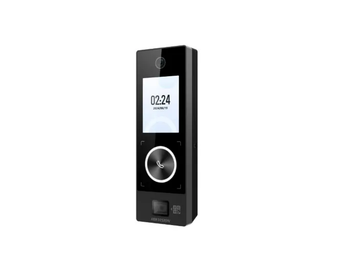 Control Acceso Facial Min Moe WIFI y POE Boton Llamado + QRs IP65 Huella 2
