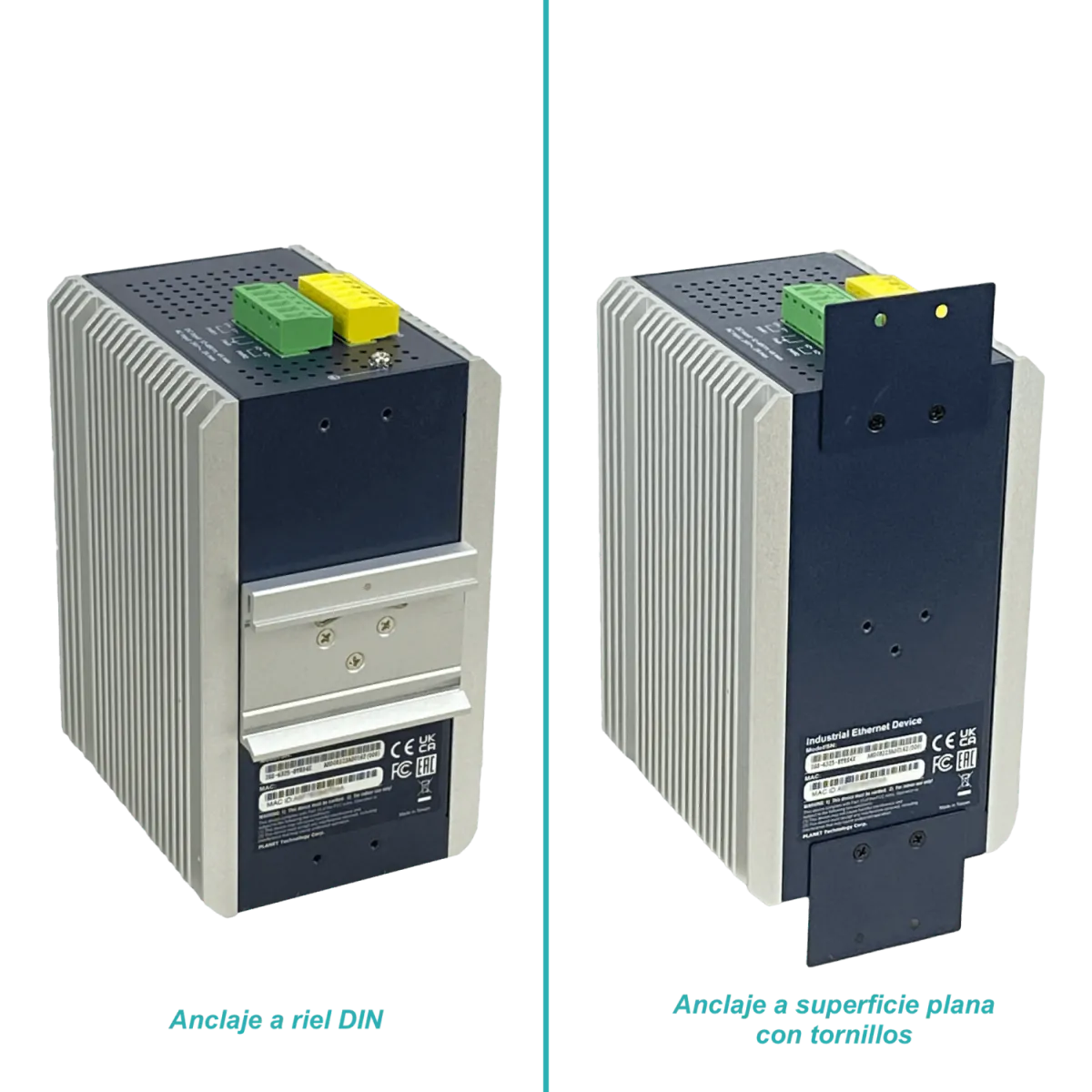 Switch PLANET 8-1000-PoE+ 8-SFP-2.5G 4-SFP-10G Riel-DIN Switch Indust req-48V 4