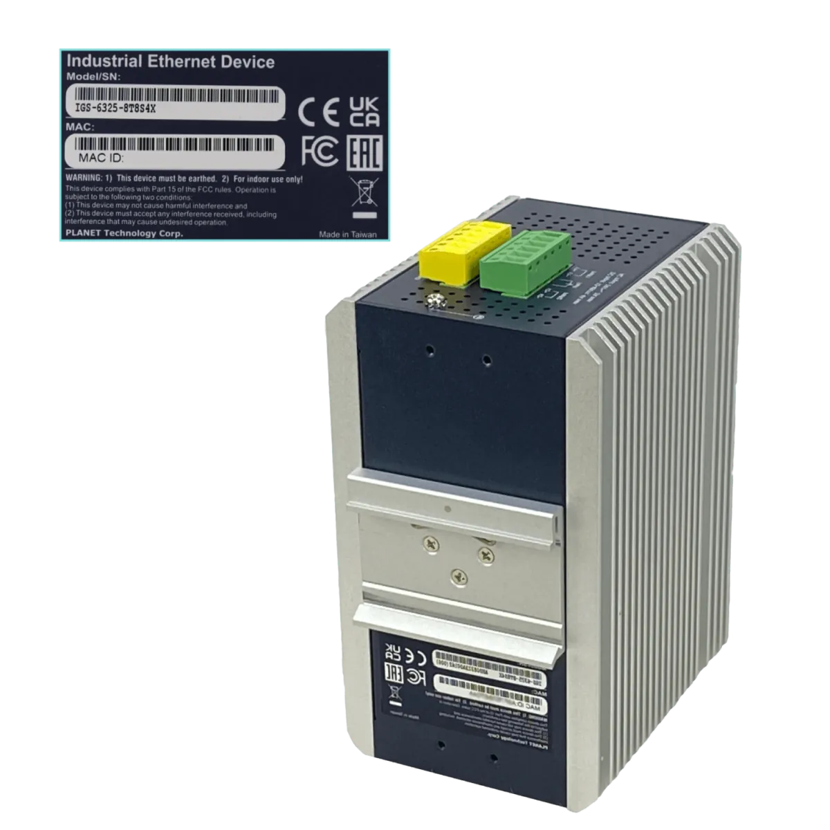 Switch PLANET 8-1000-PoE+ 8-SFP-2.5G 4-SFP-10G Riel-DIN Switch Indust req-48V 6